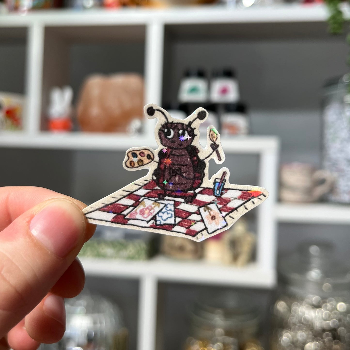 ‘garden painting’ sticker