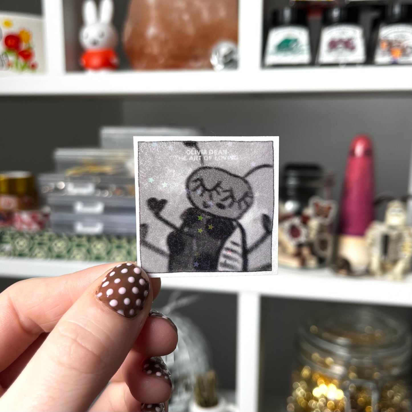 ‘the art of loving’ sticker
