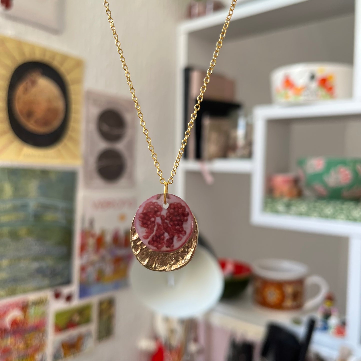 ‘pomegranate’ necklace
