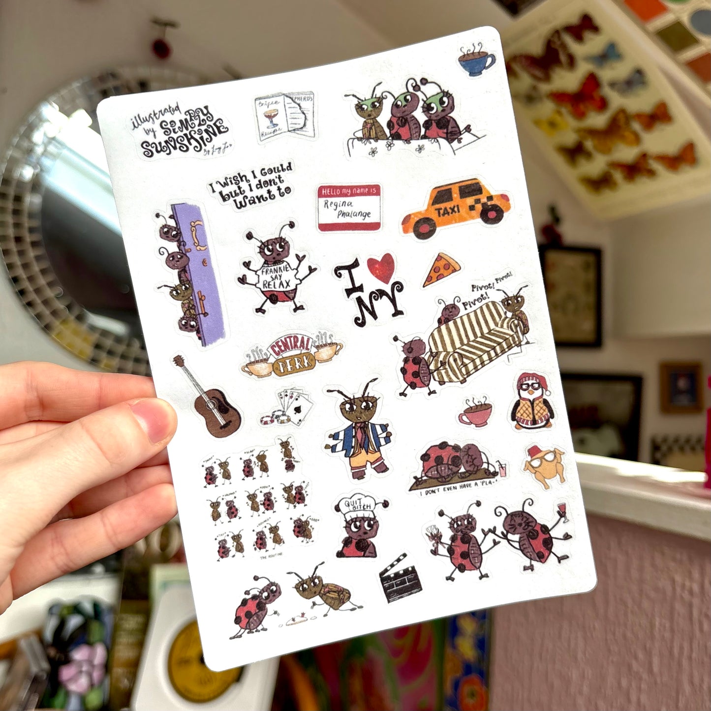 ‘Friends (tv)’ sticker sheet