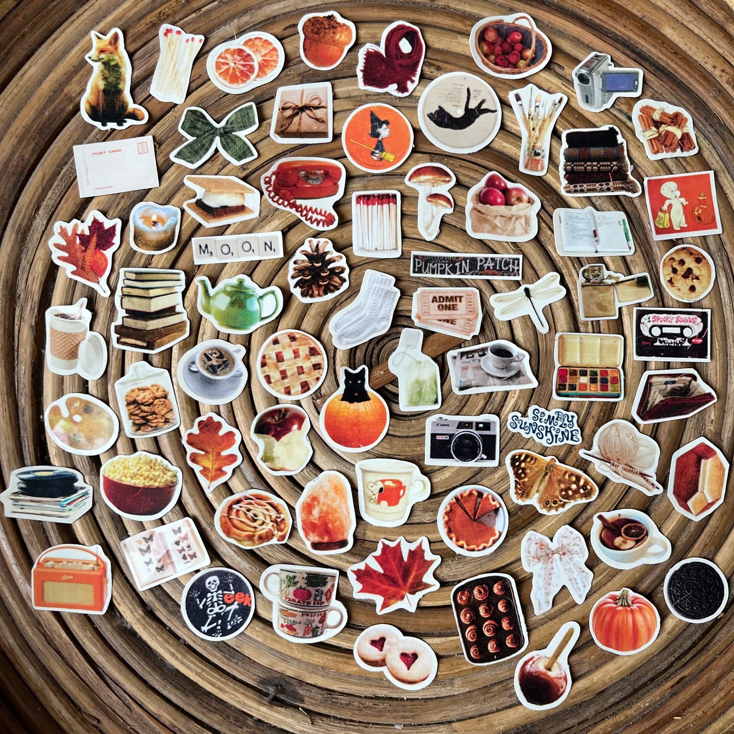 ‘autumn’ scrapbooking stickers