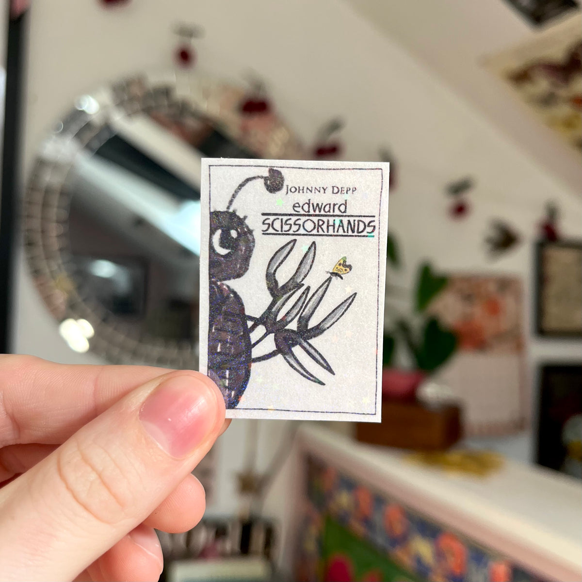 ‘edward scissorhands’ sticker