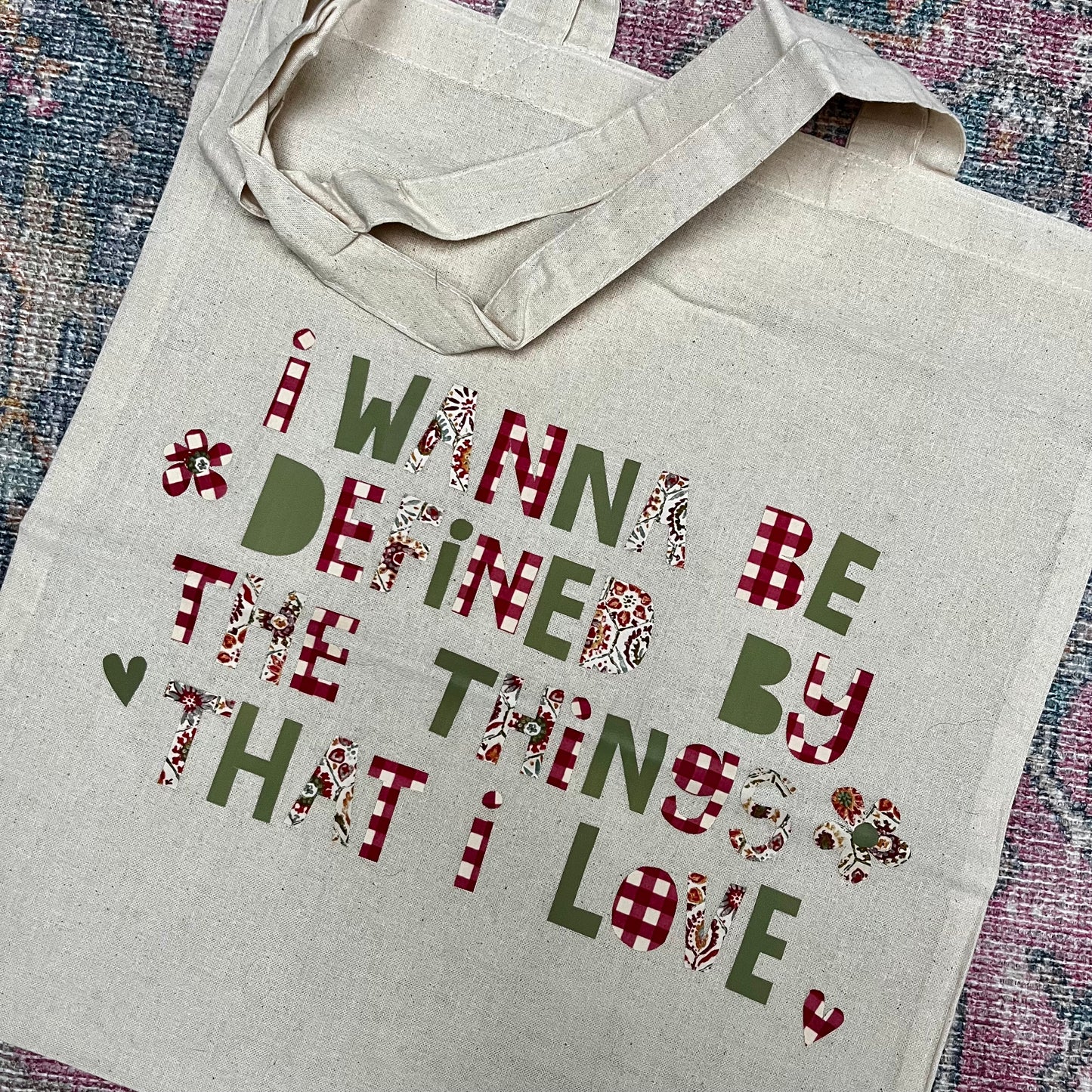 LAST CHANCE: ‘things that i love’ tote