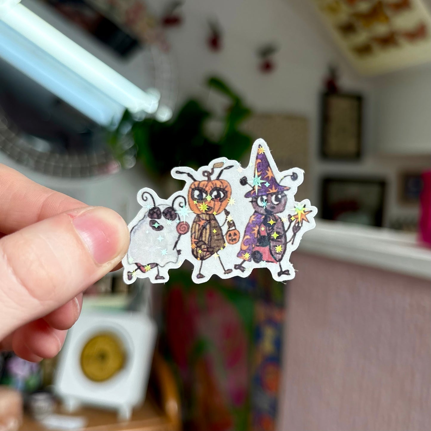 ‘trick or treat!’ sticker