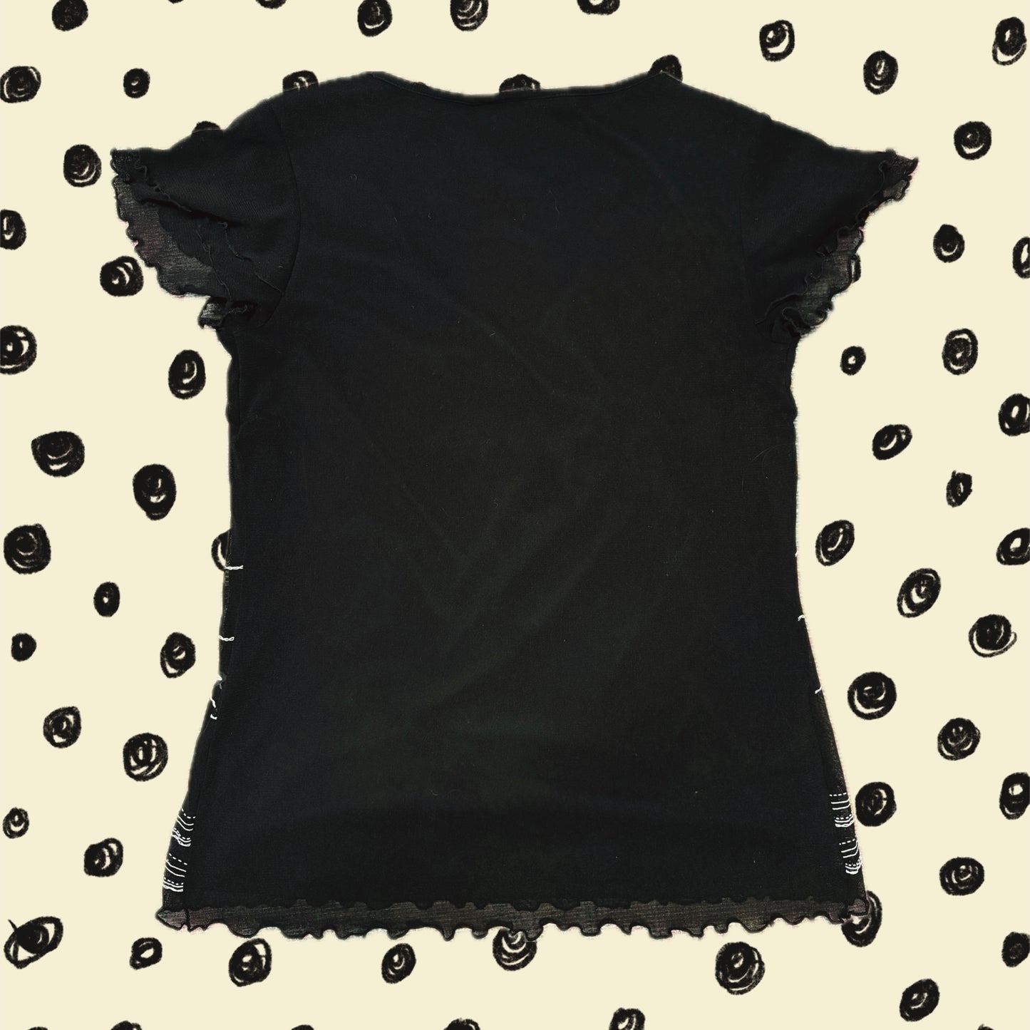 ‘coraline’ upcycled top