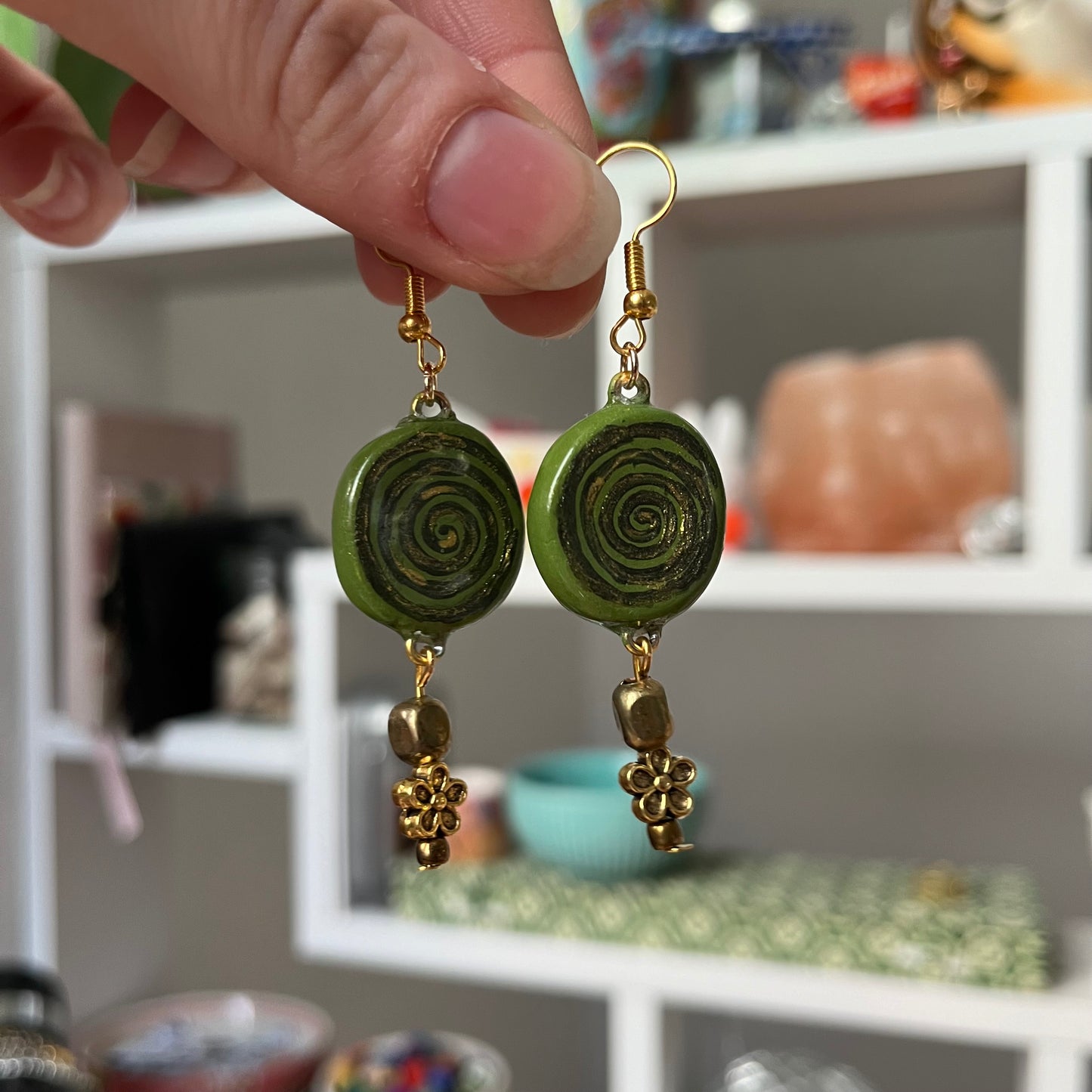 ‘swirl’ earrings
