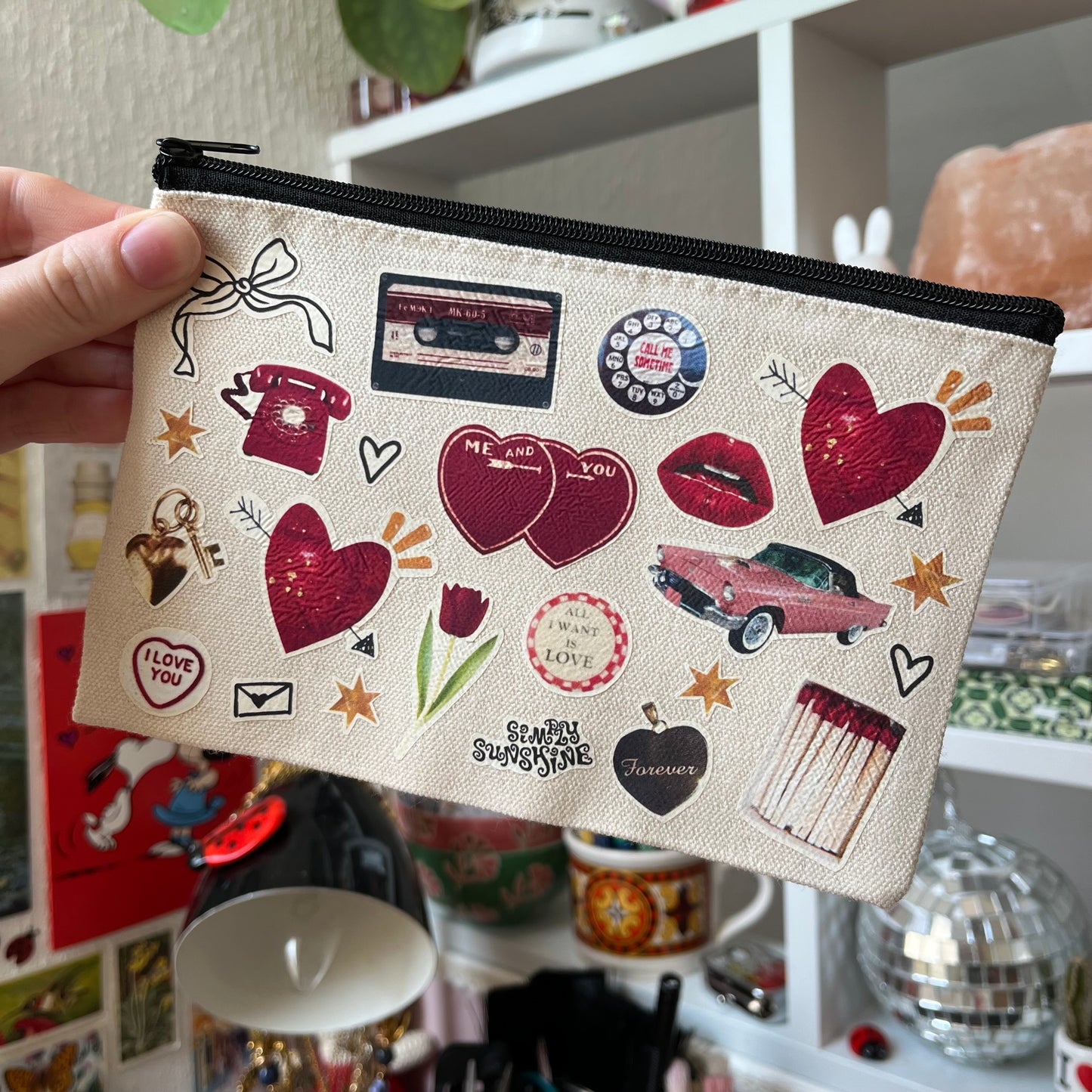 ‘i love you’ pouch