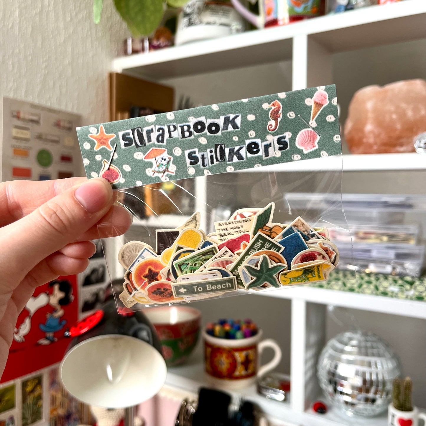 ‘summer’ scrapbooking stickers