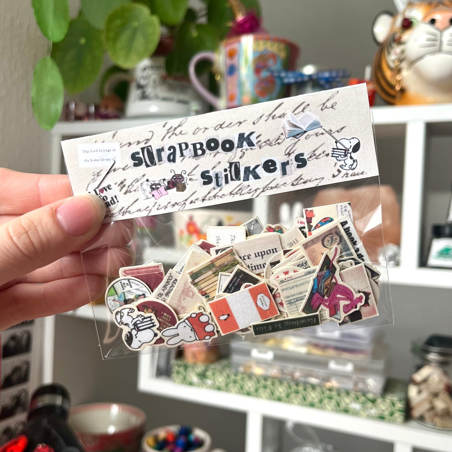 ‘books’ scrapbooking stickers