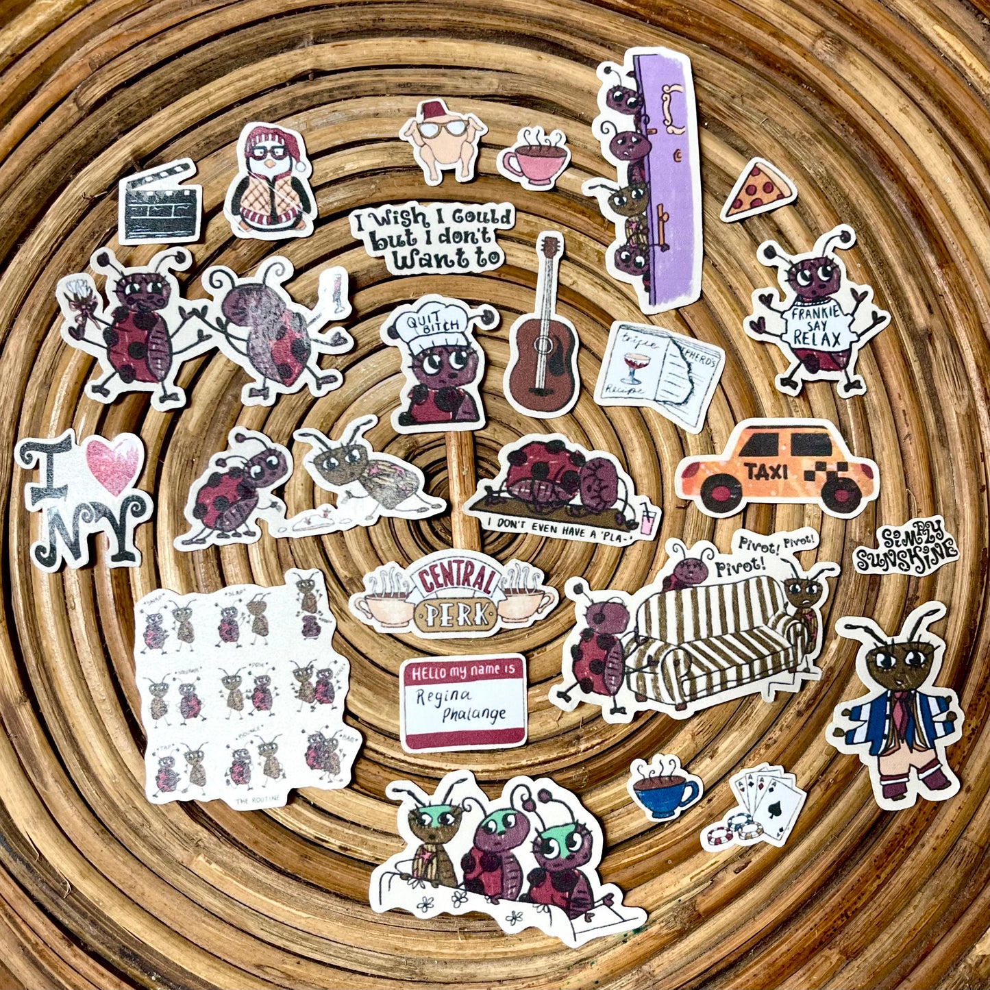 ‘friends’ scrapbooking stickers