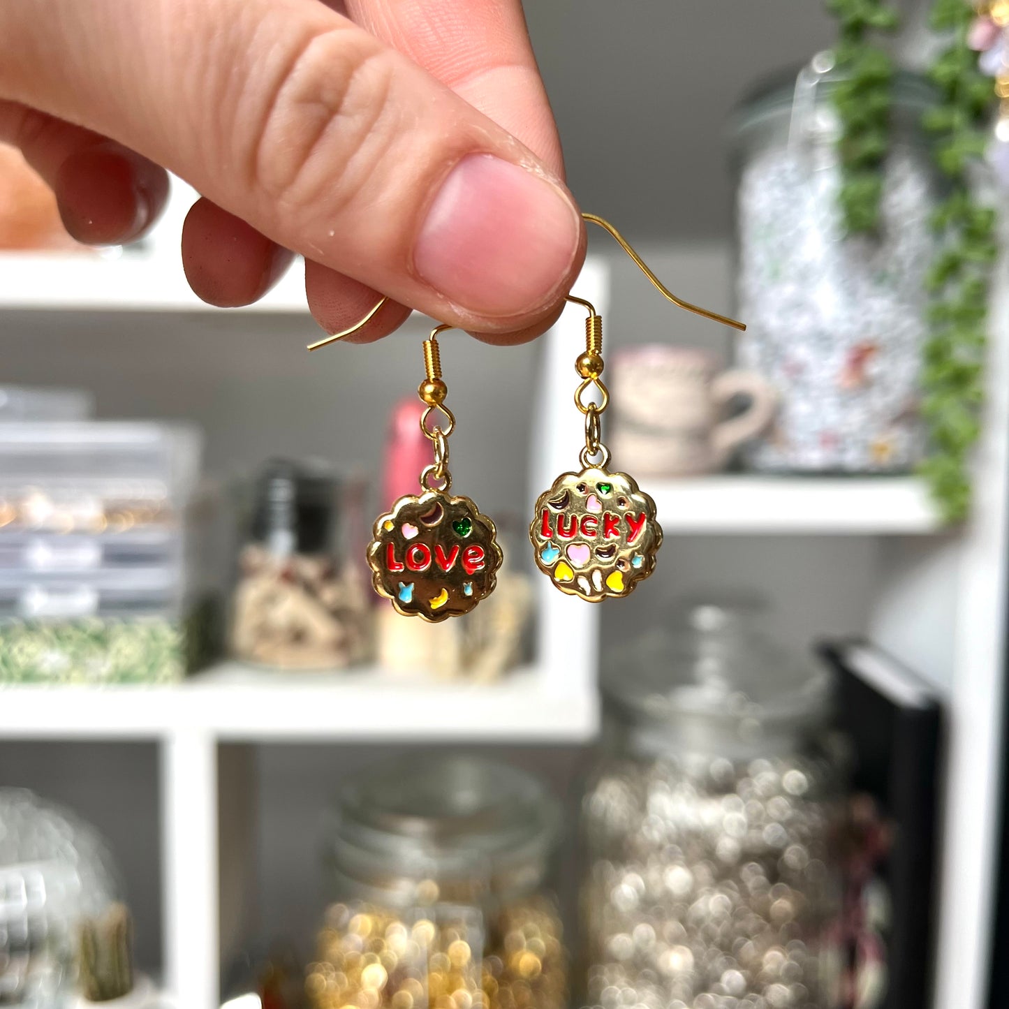 ‘lucky’ earrings