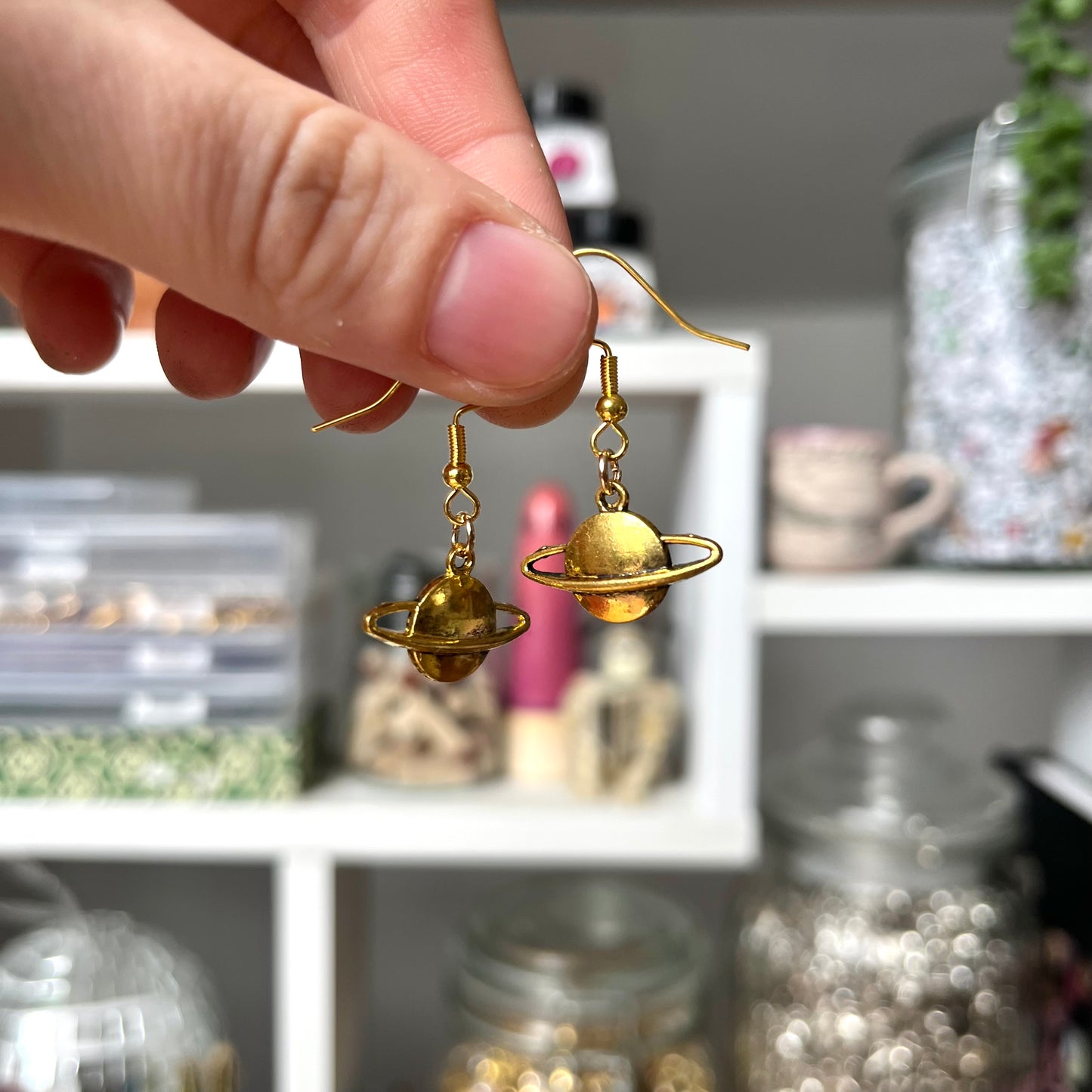 ‘saturn’ earrings