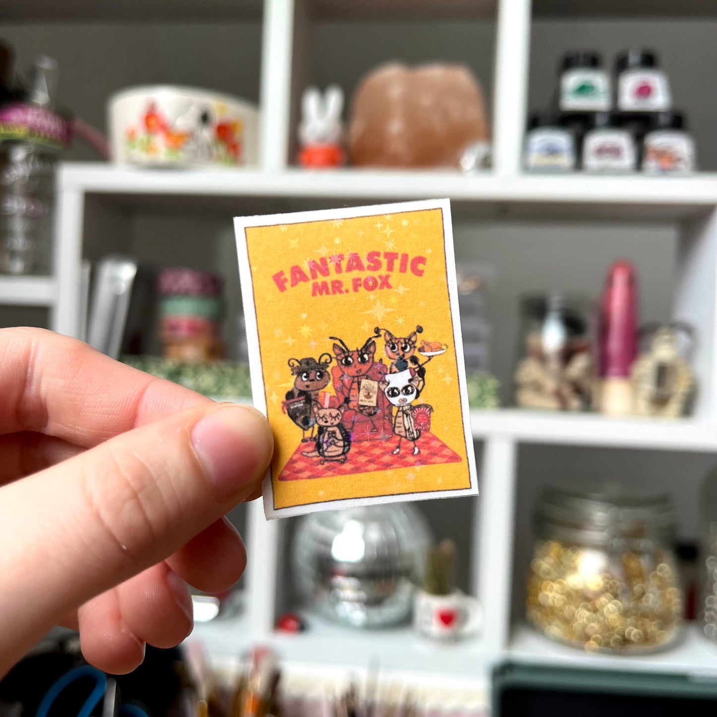 ‘fantastic mr fox’ sticker