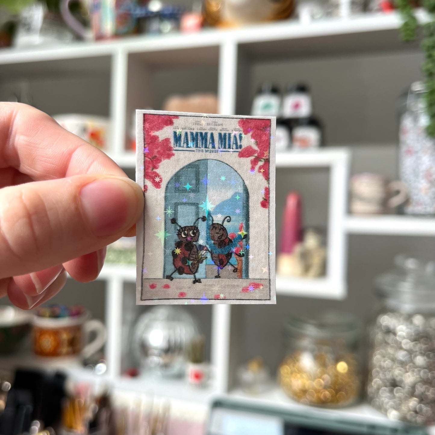 ‘mamma mia’ sticker