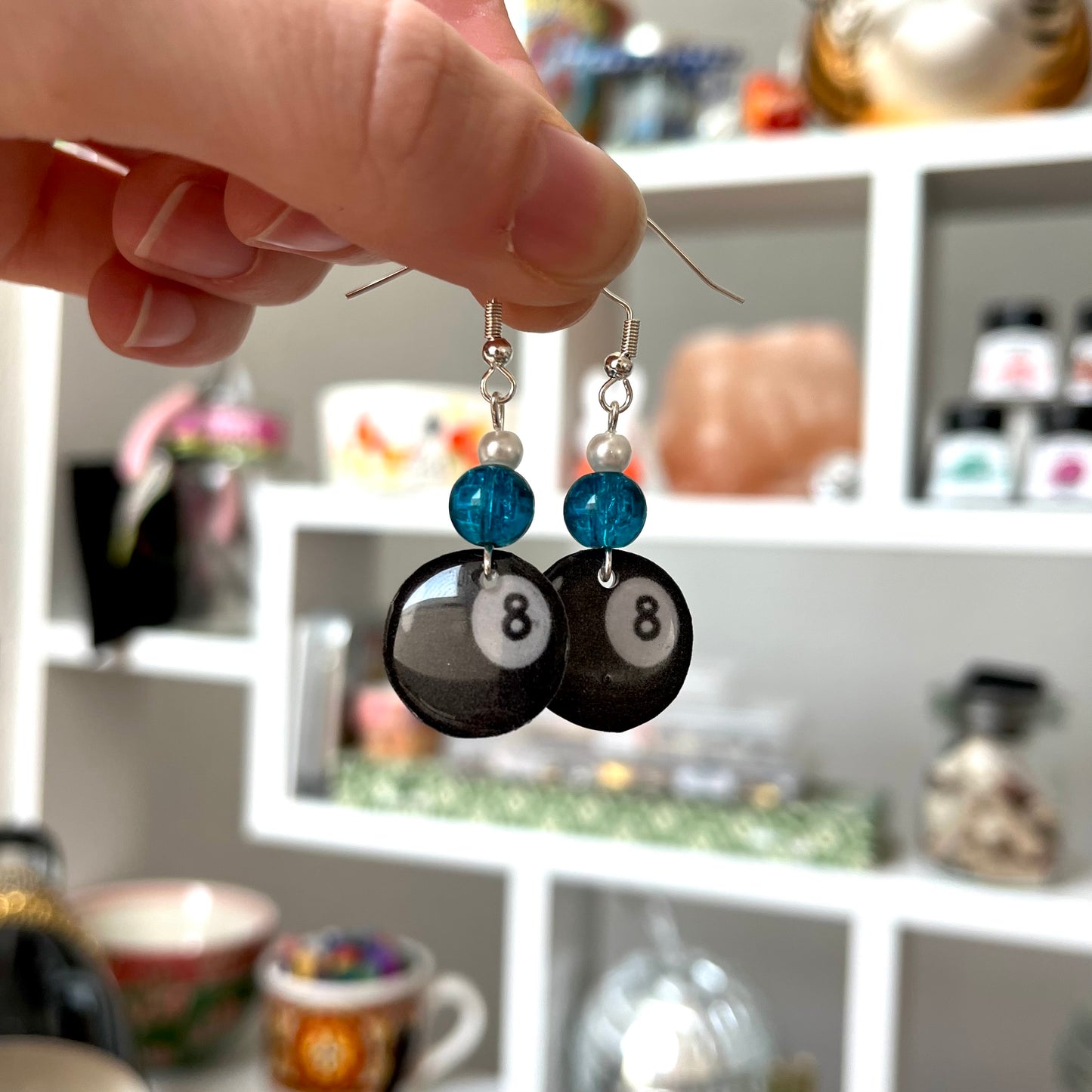 ‘magic 8’ earrings