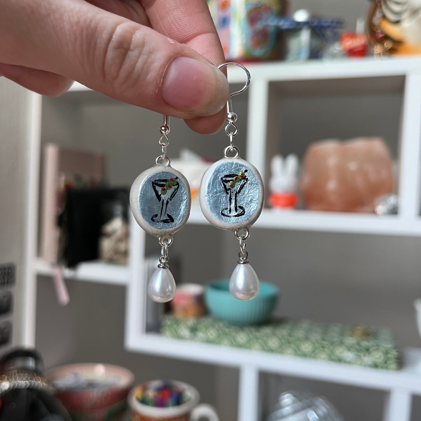 ‘cocktail’ earrings
