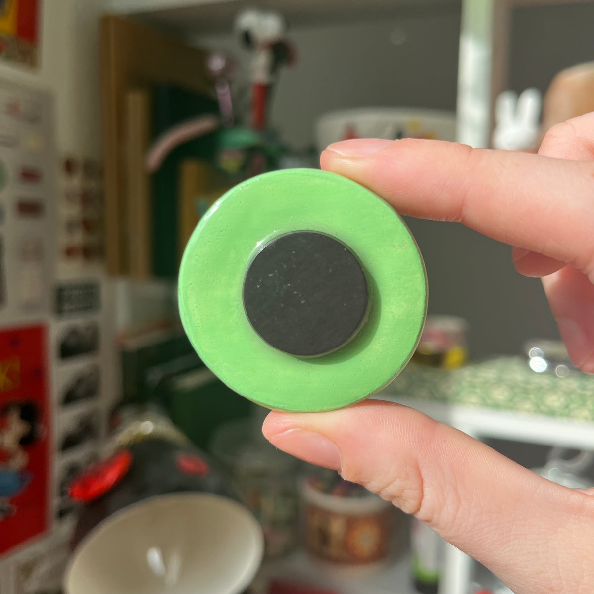 ‘i love you so matcha’ clay magnet