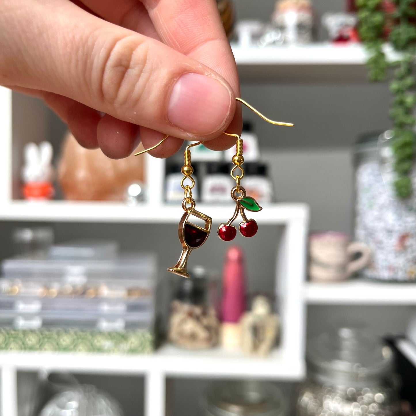 ‘cherry flavoured’ earrings