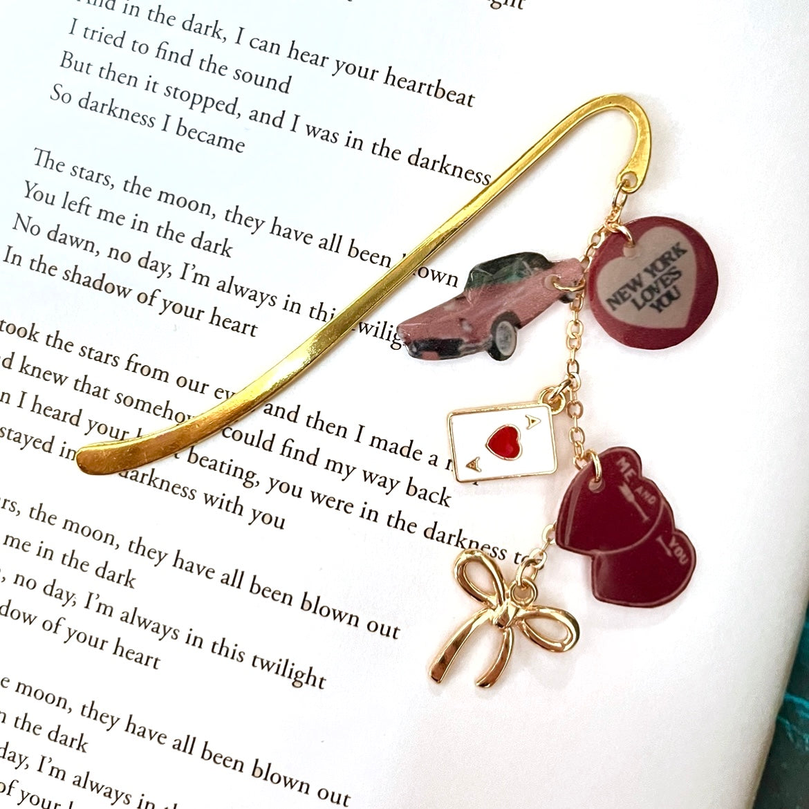 ‘i love you’ bookmark