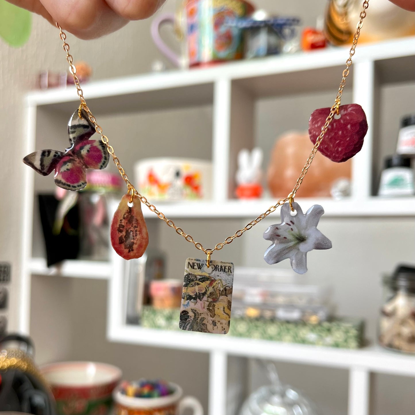 ‘dear diary’ necklace