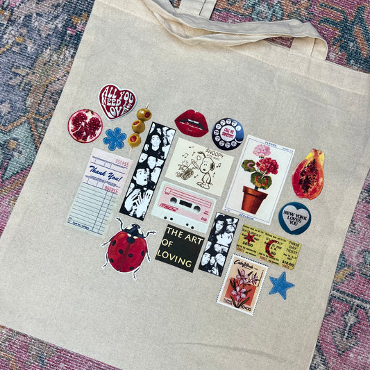 ‘what a feeling’ tote