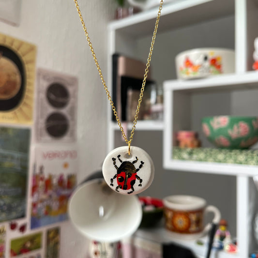 ‘ladybug’ necklace