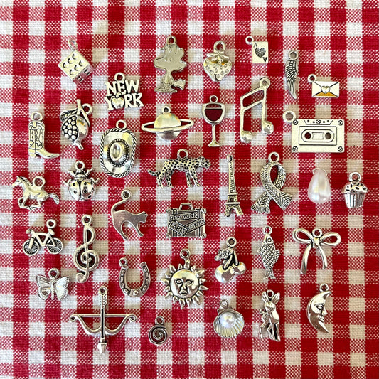 SILVER CHARMS for custom jewellery