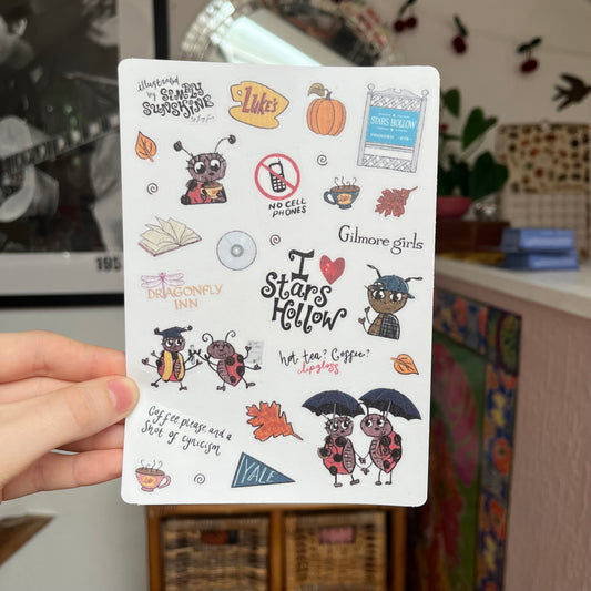 ‘gilmore girls’ sticker sheet
