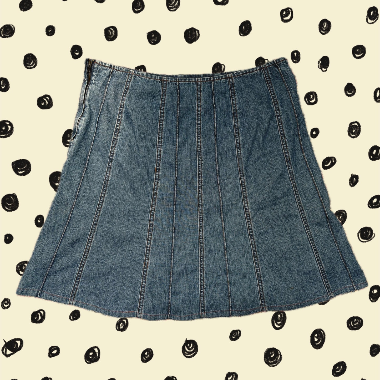 ‘the garden’ upcycled skirt