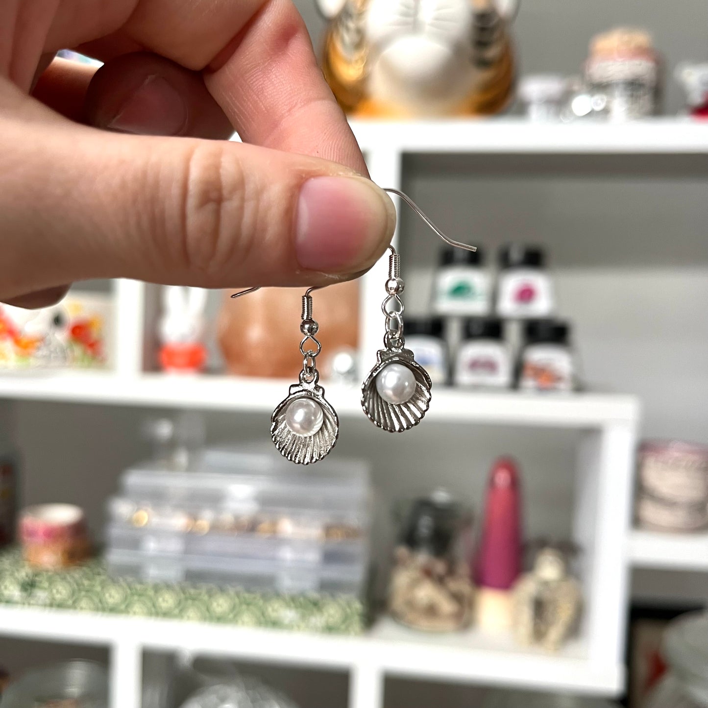 ‘shells’ earrings (silver)