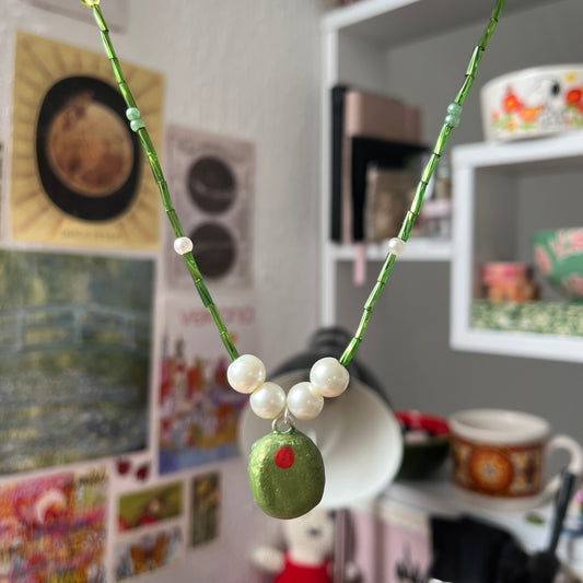 ‘olive you’ necklace