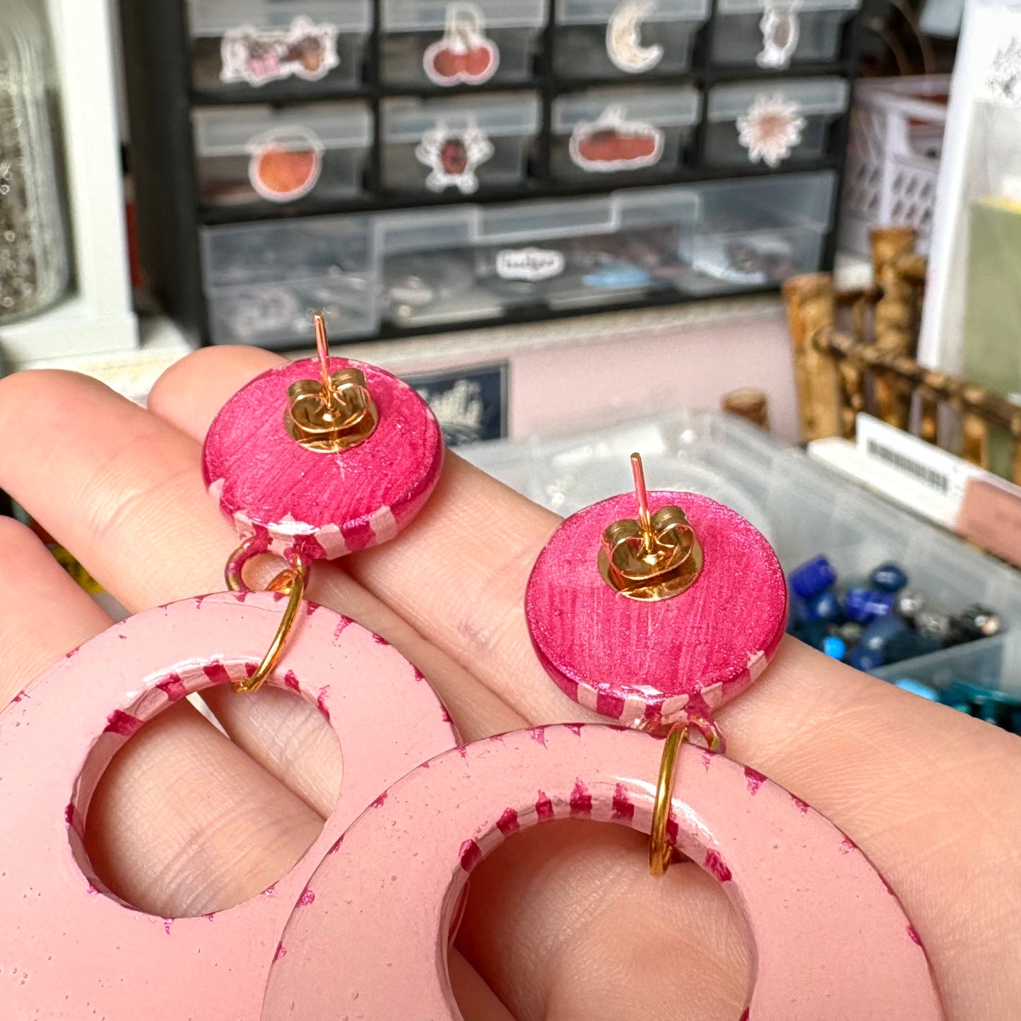 ‘stripes’ earrings (gold)