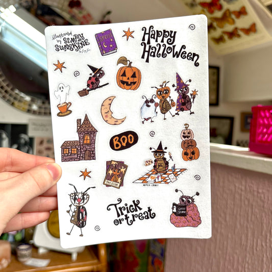 ‘spooky season’ sticker sheet