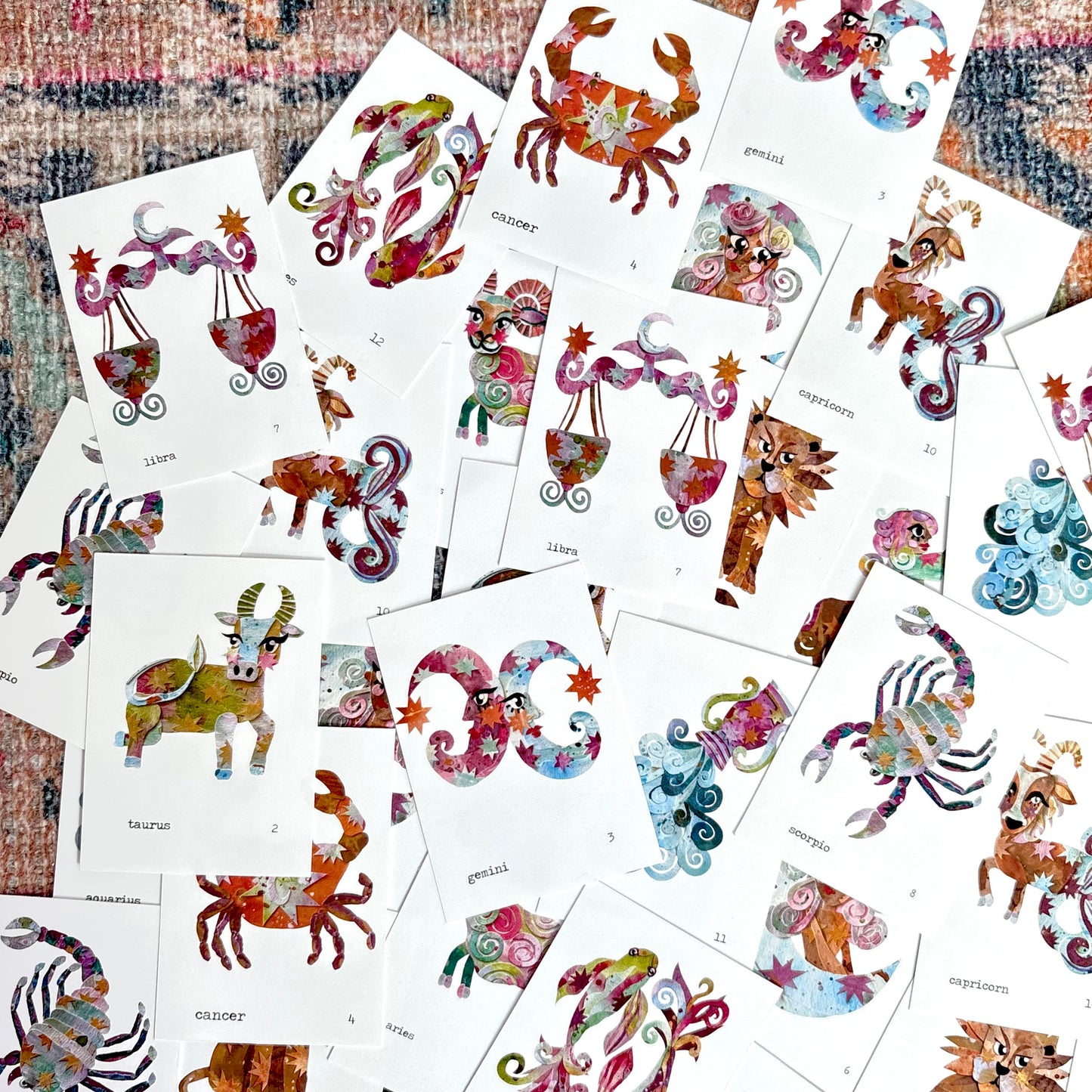 mystery mini ZODIAC prints !!