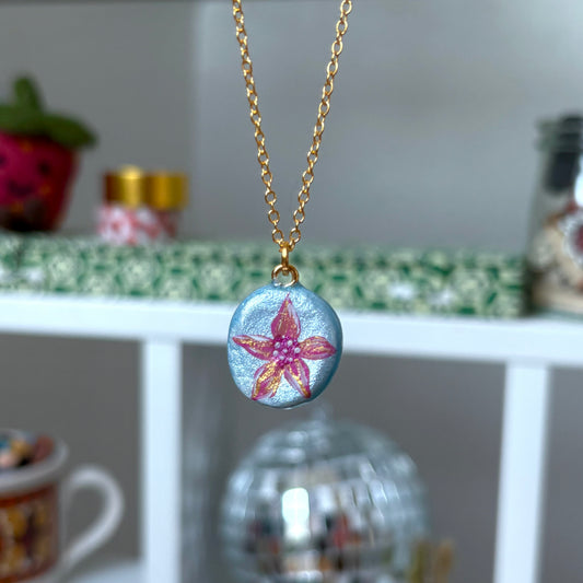 ‘julia’ clay necklace (gold)