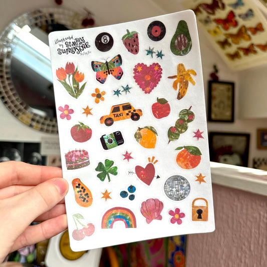 ‘scrapbook’ sticker sheet