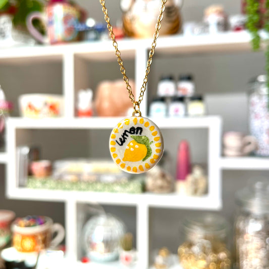 ‘lemon’ necklace