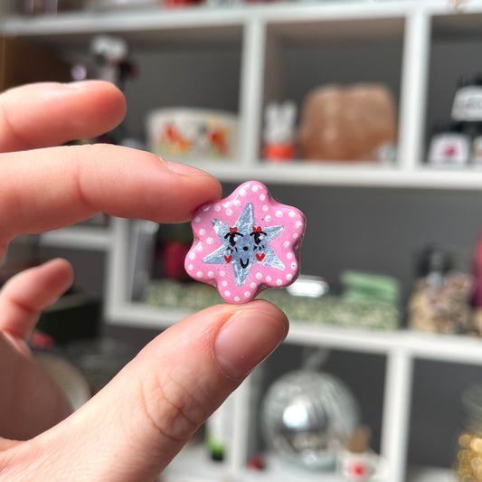 ‘the star lover’ clay pin