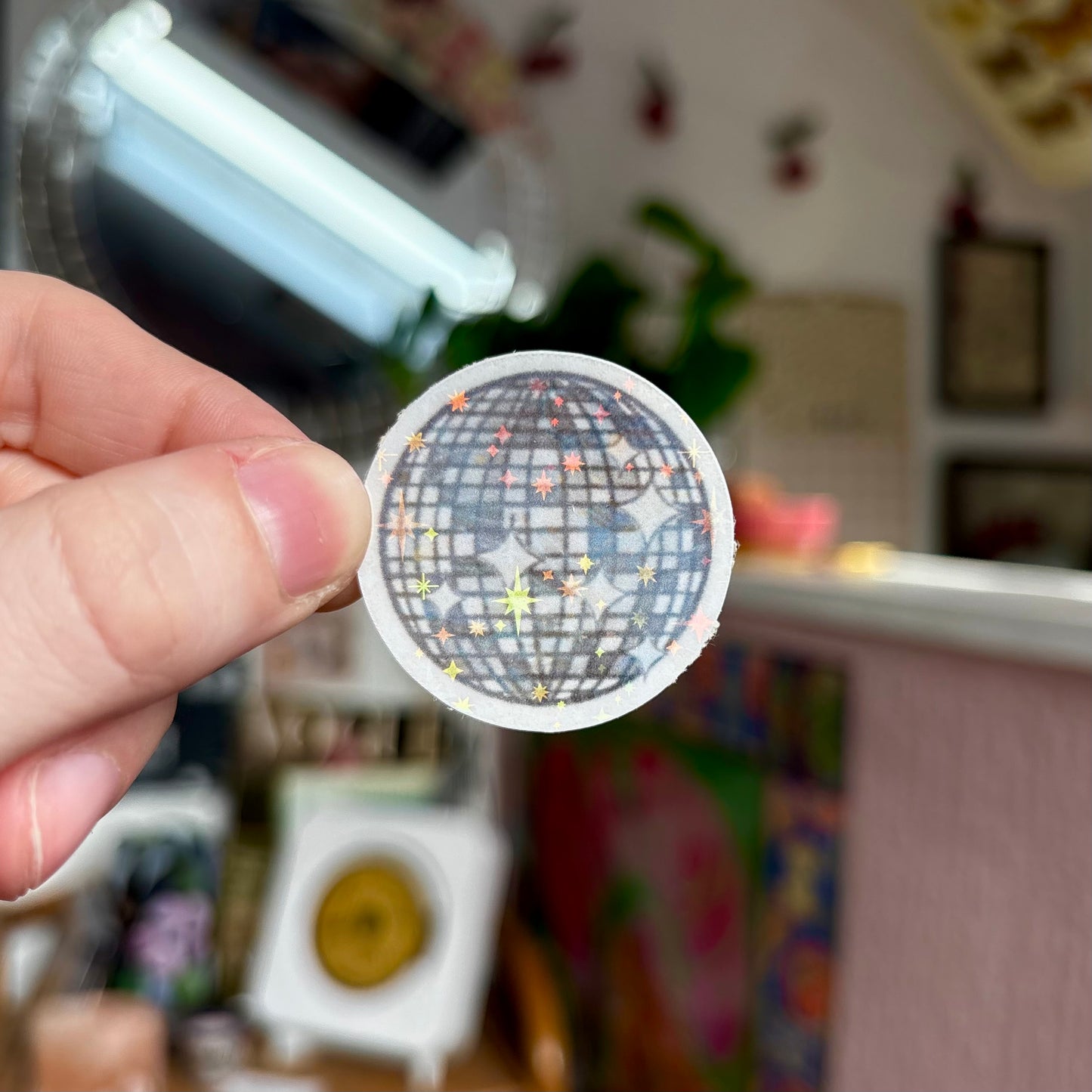 ‘disco ball’ sticker
