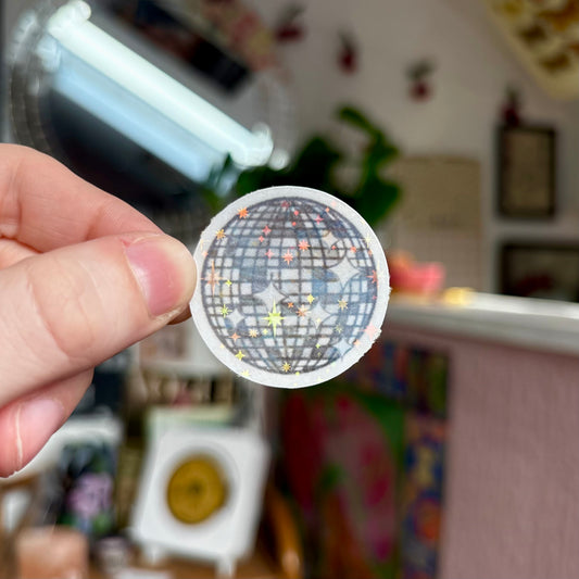 ‘disco ball’ sticker