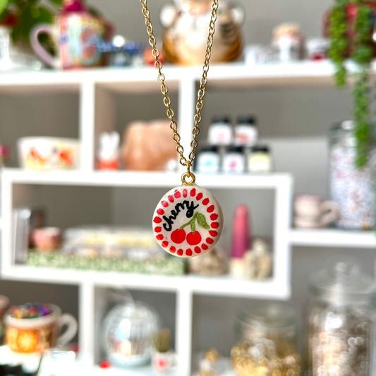 ‘cherry’ necklace