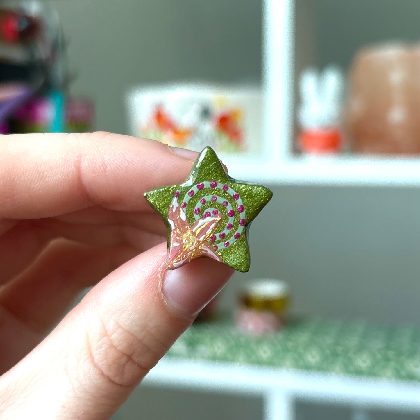 ‘willow’ clay pin (no.2)
