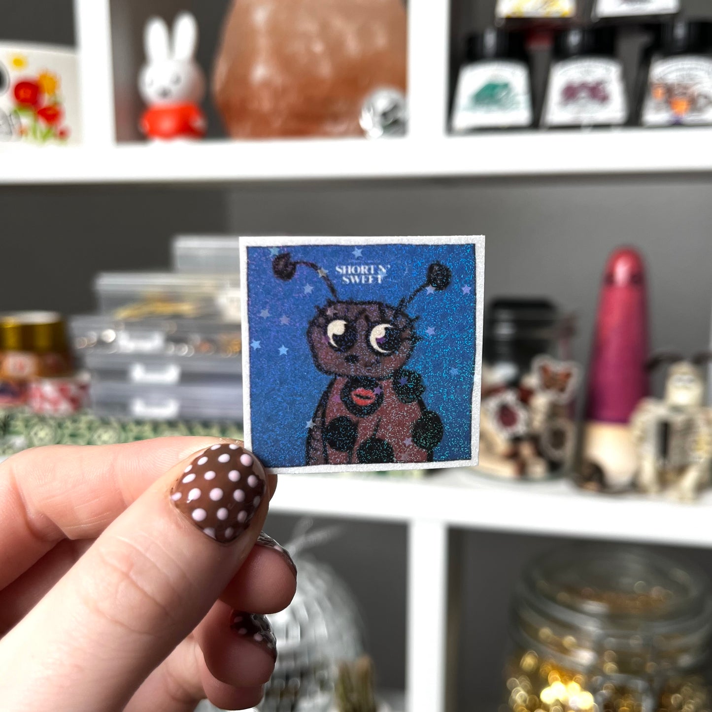 ‘short n’ sweet’ sticker