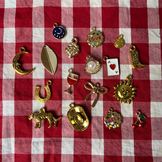 GOLD CHARMS for custom jewellery