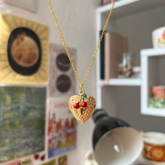 ‘cherry blossom’ necklace (gold)