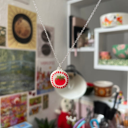 ‘tomato’ necklace