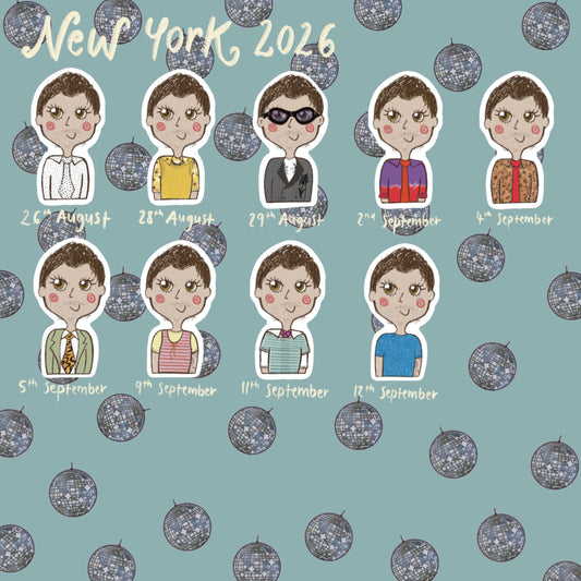 ‘together together ‘26’ NEW YORK stickers