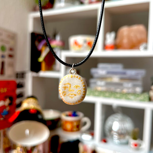 ‘anna’ clay necklace