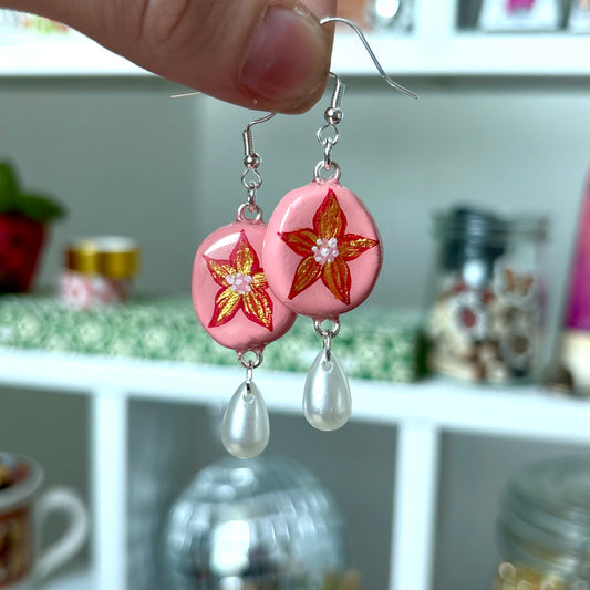‘clara’ clay earrings (silver)