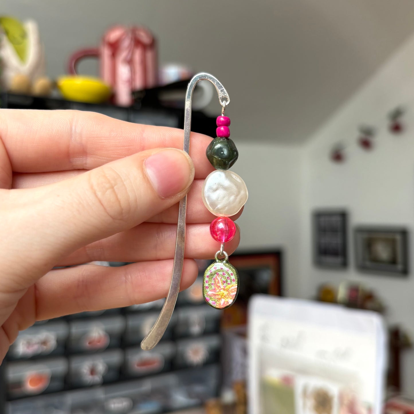 ‘willow’ charm bookmark (silver)